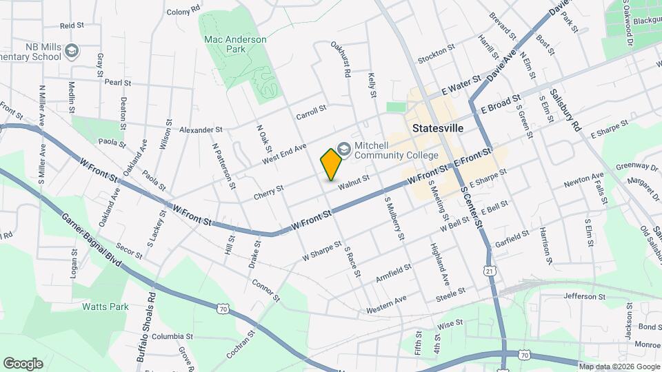 522 Walnut St Map and Location Details