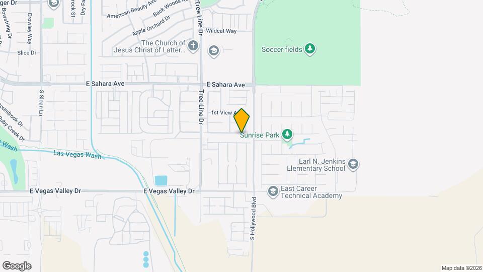 6557 Shining Sand Ave Mapa y Detalles de la Ubicación