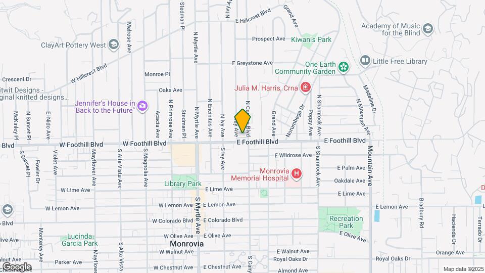 235 E Foothill Blvd Map and Location Details