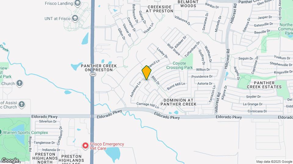 12181 Flynt Dr Map and Location Details