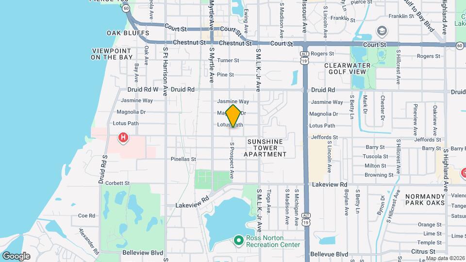 1105 S Prospect Ave Map and Location Details