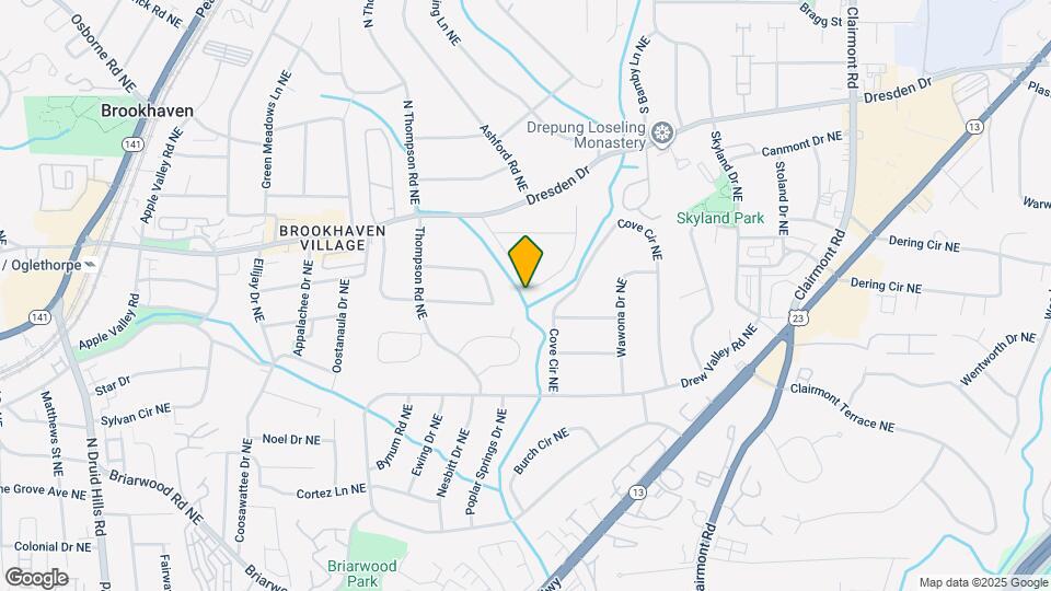 1677 Wayland Cir NE Map and Location Details