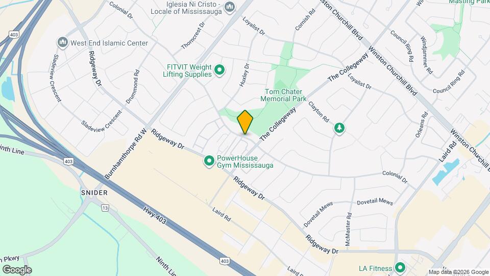 3556 Colonial Dr Map and Location Details