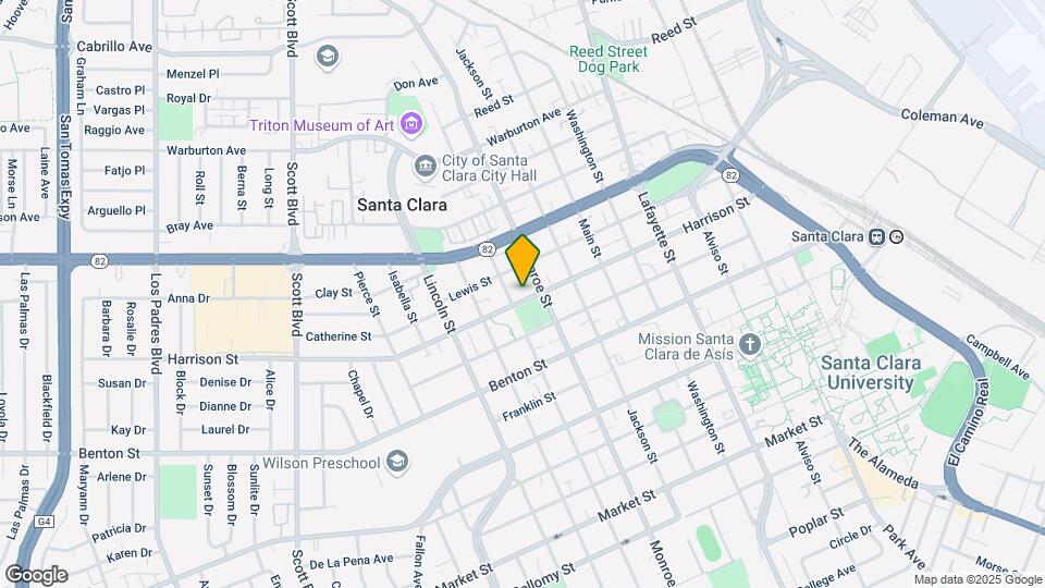 1357 Harrison St Map and Location Details