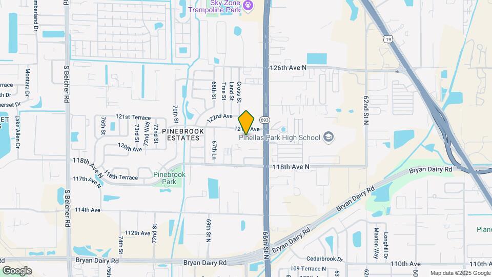 6660 121st Ave N Map and Location Details