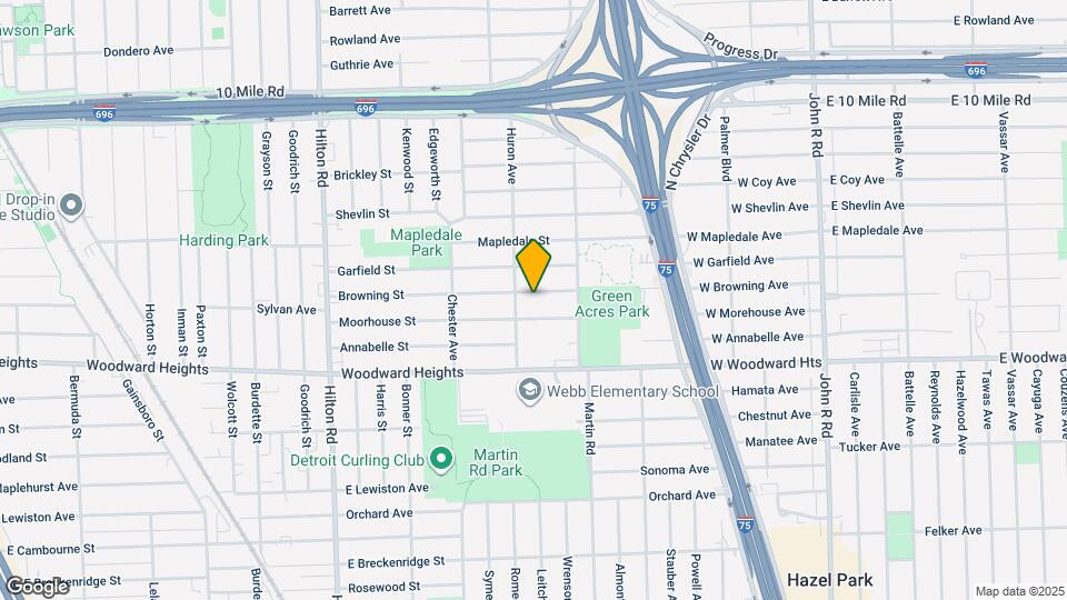 2144 Browning St Map and Location Details