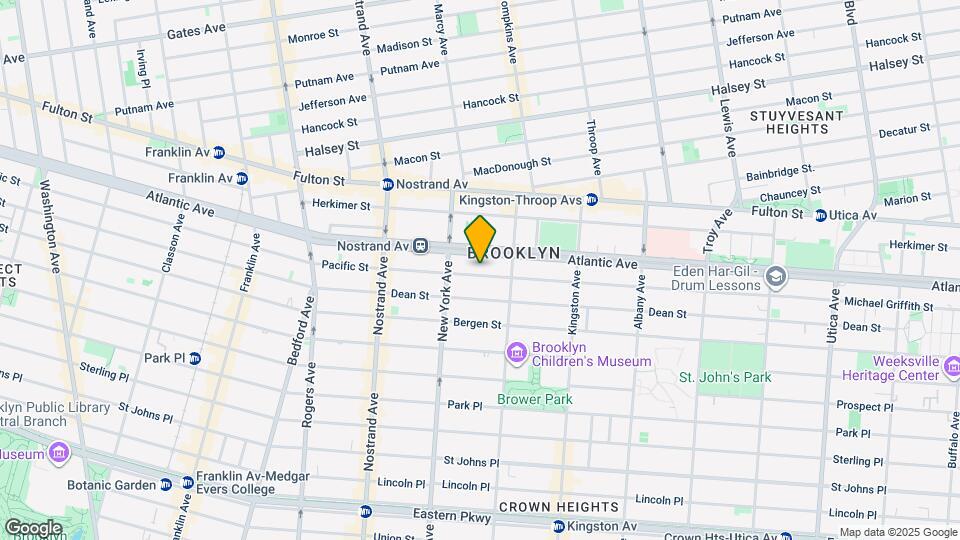 1397 Pacific St Map and Location Details