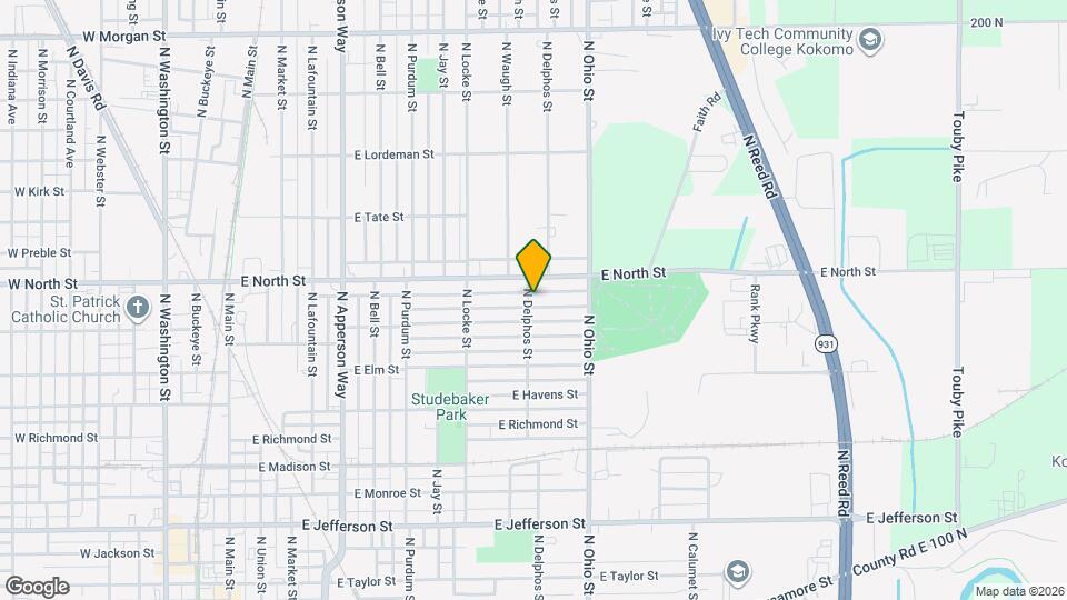 1004 E Dixon St Map and Location Details