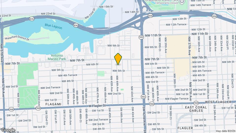 535 NW 44th Ave Map and Location Details