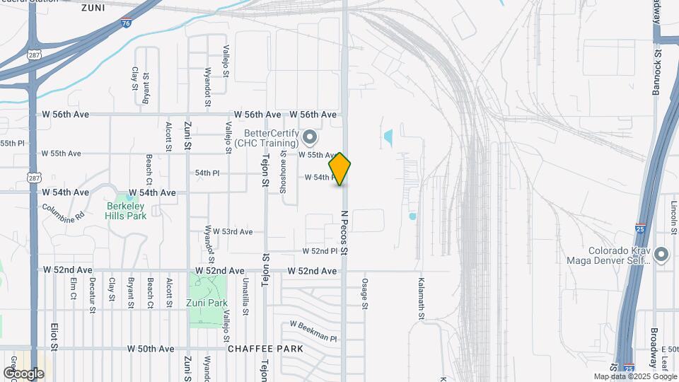 5401 N Pecos St Map and Location Details