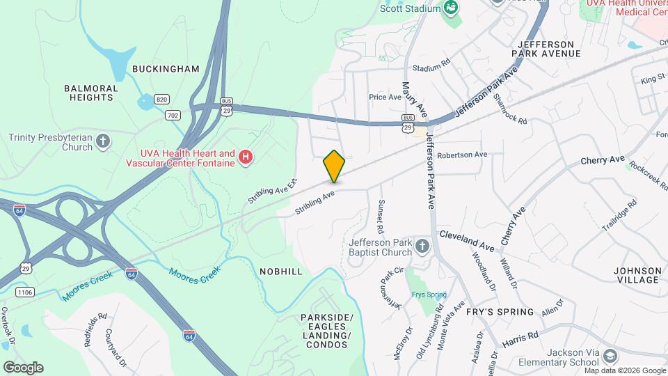 223 Stribling Ave Map and Location Details