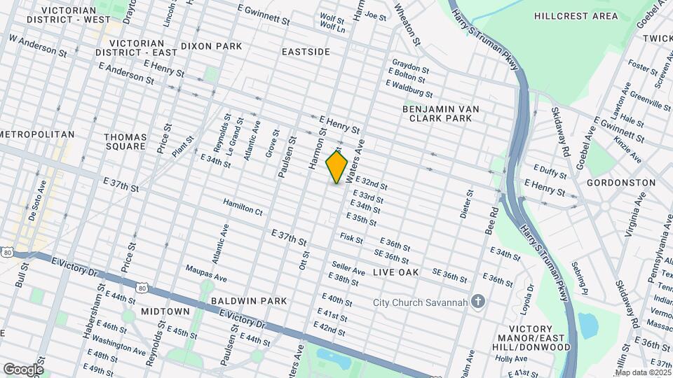 1013 E 33rd St Mapa y Detalles de la Ubicación