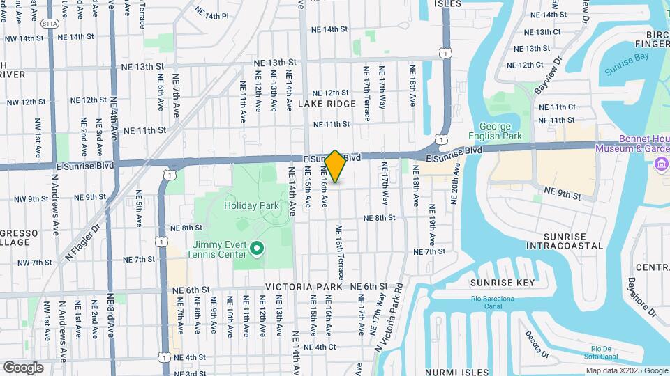 1615 NE 9th St Map and Location Details