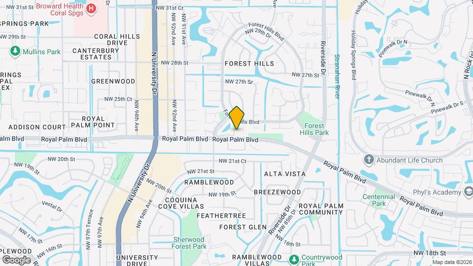 2369 NW 89th Dr Map and Location Details