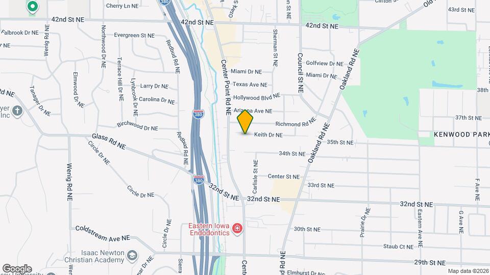 1711 Keith Dr NE Map and Location Details