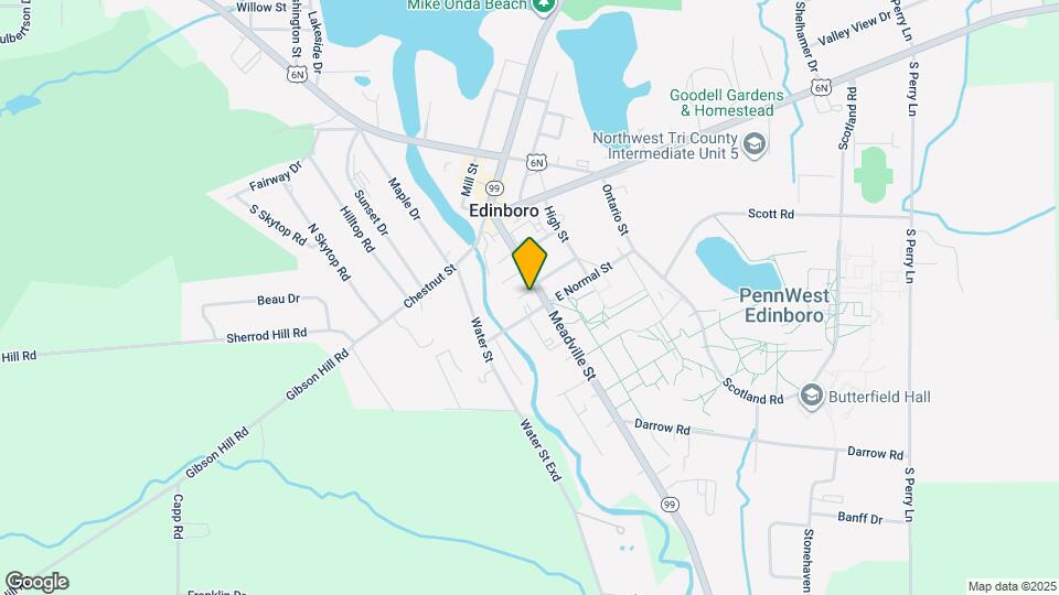 146 Meadville St, Unit Second Floor Apartment Map and Location Details