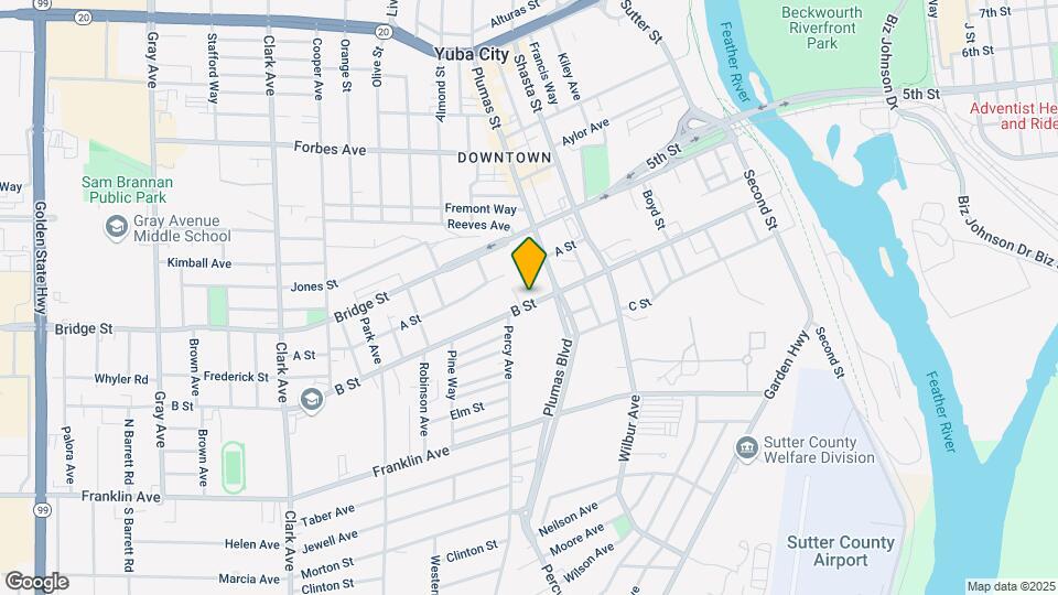 535 B St Mapa y Detalles de la Ubicación