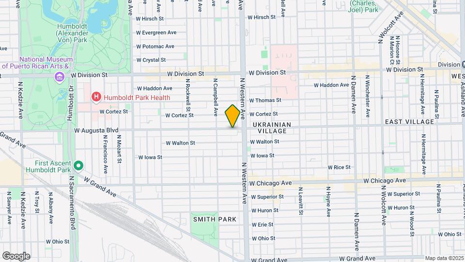 2427 W Augusta Blvd Map and Location Details