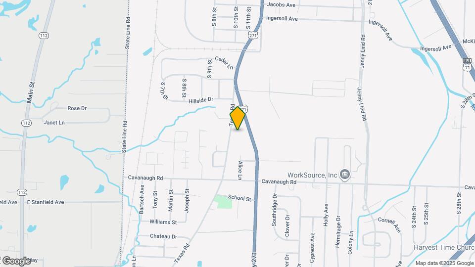 7201 Texas Rd, Unit B Map and Location Details