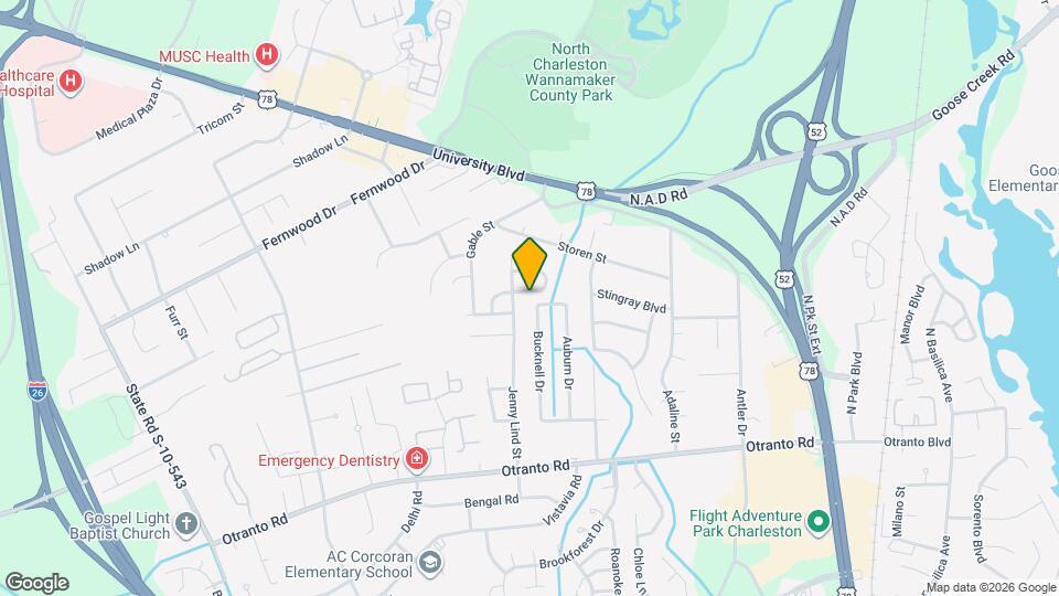 2414 Thoreau St Map and Location Details