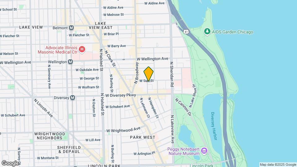 529 W Surf St, Unit 511 Mapa y Detalles de la Ubicación