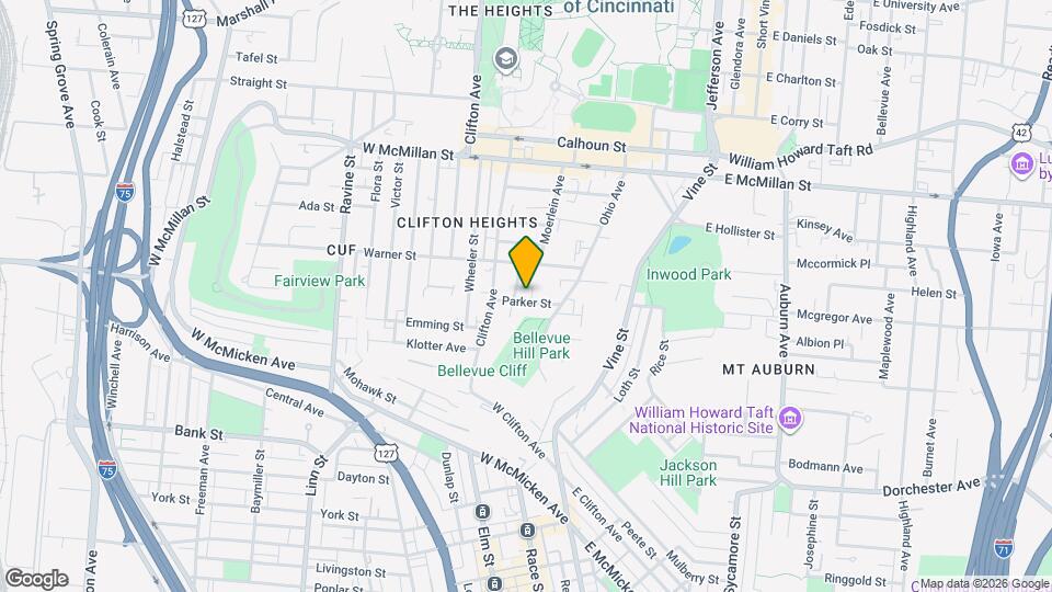 132 Parker St Map and Location Details