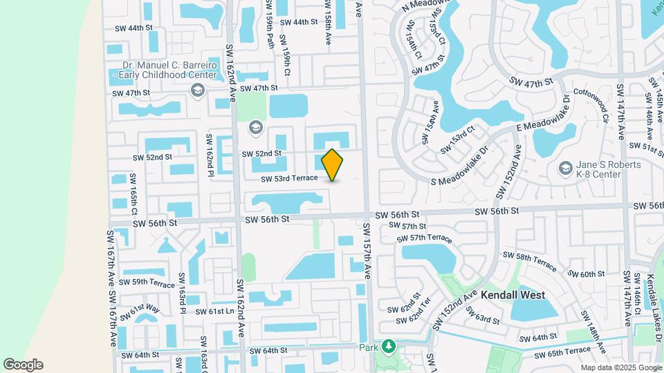 5411 SW 158th Ct Map and Location Details