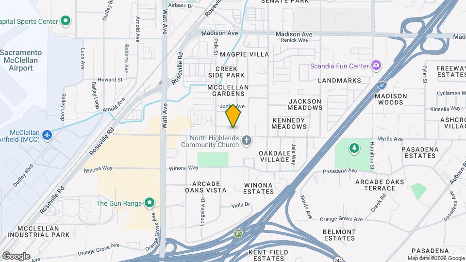 3735 Myrtle Ave Map and Location Details