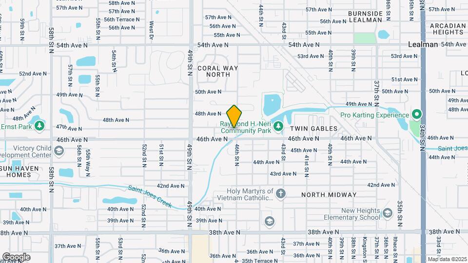 4614 46th St N, Unit 4614 46th St N Mapa y Detalles de la Ubicación
