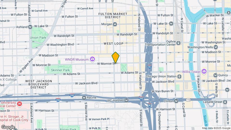 955 W Monroe St Map and Location Details