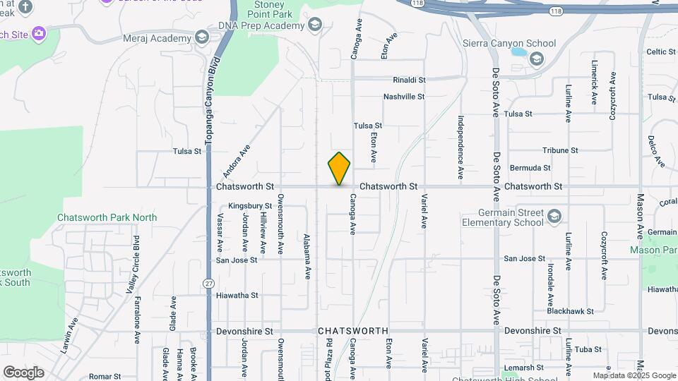 21420 Chatsworth St Map and Location Details