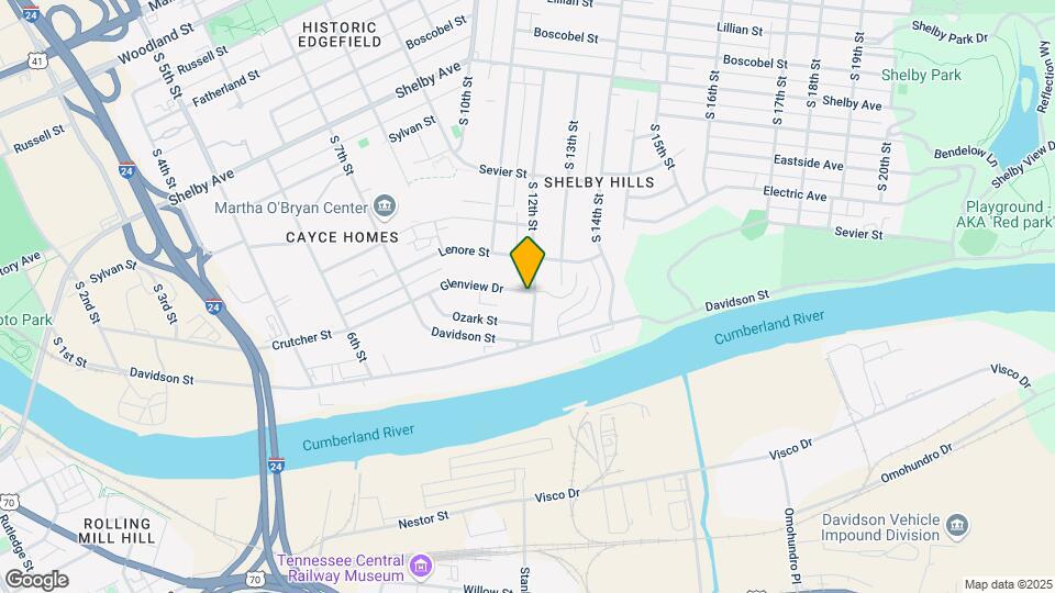 1122 Glenview Dr Mapa y Detalles de la Ubicación