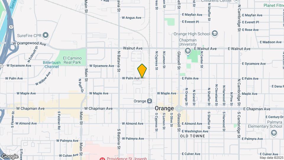 630 W Palm Ave Map and Location Details