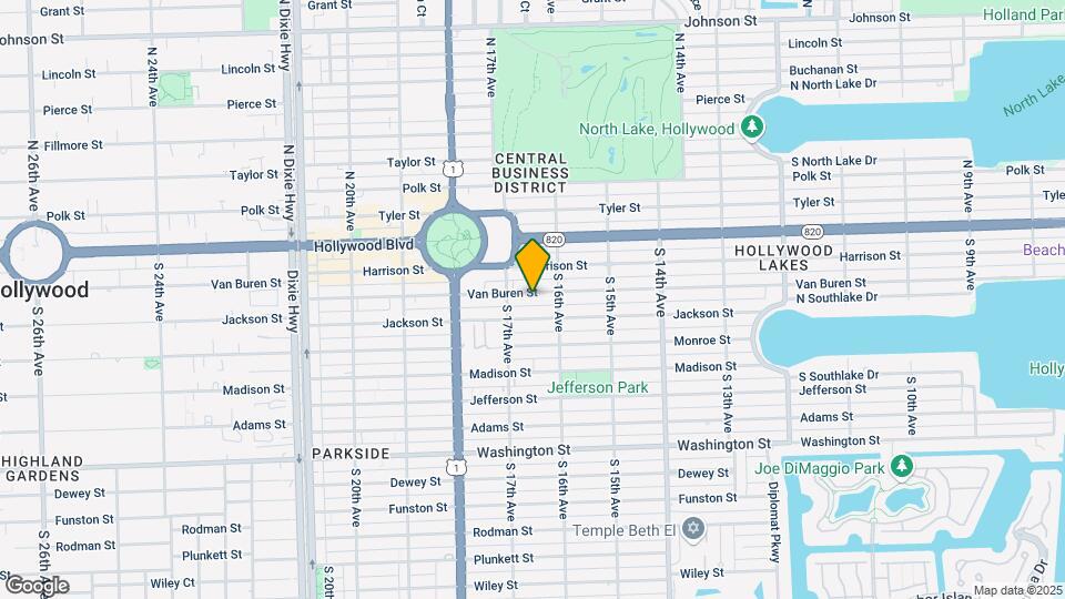 1630 Van Buren St Map and Location Details