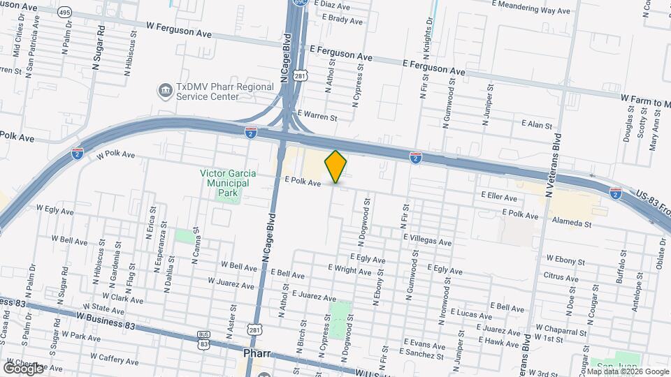 306 E Polk Ave Map and Location Details