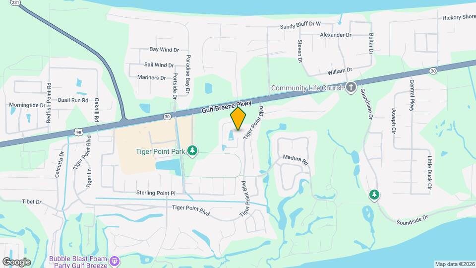 1341 Tiger Lake Dr Map and Location Details