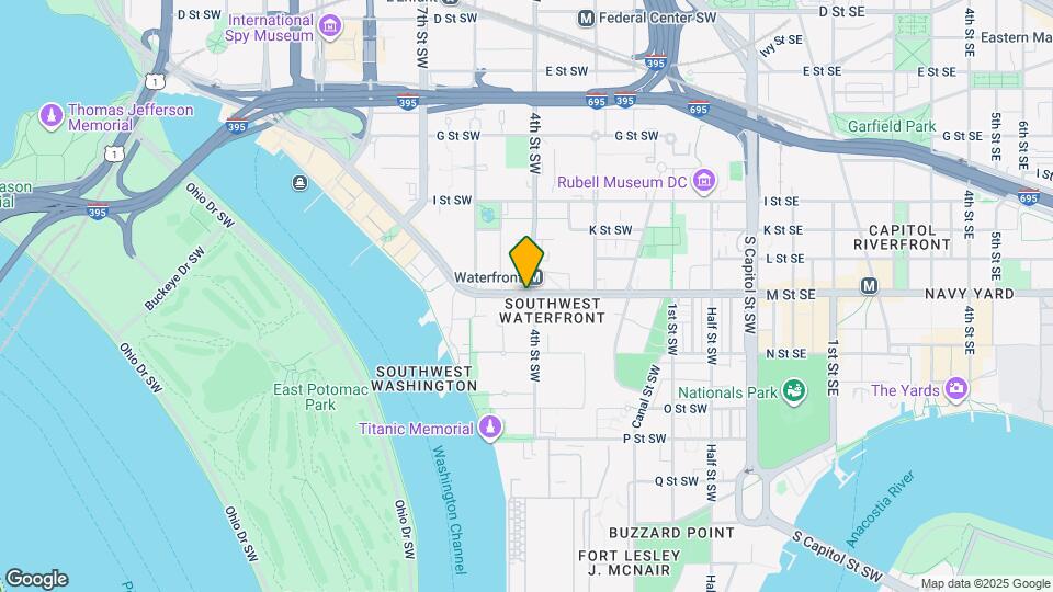 430 M St SW Map and Location Details