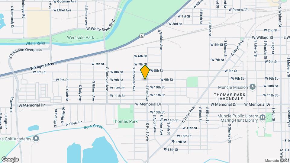 1705 W 9th St Map and Location Details