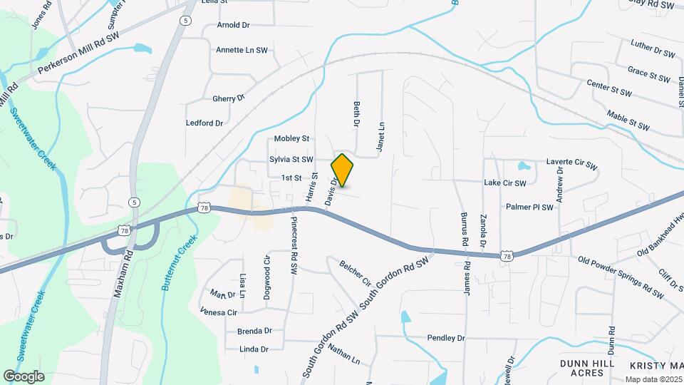 1748 Spring Rd SW Mapa y Detalles de la Ubicación