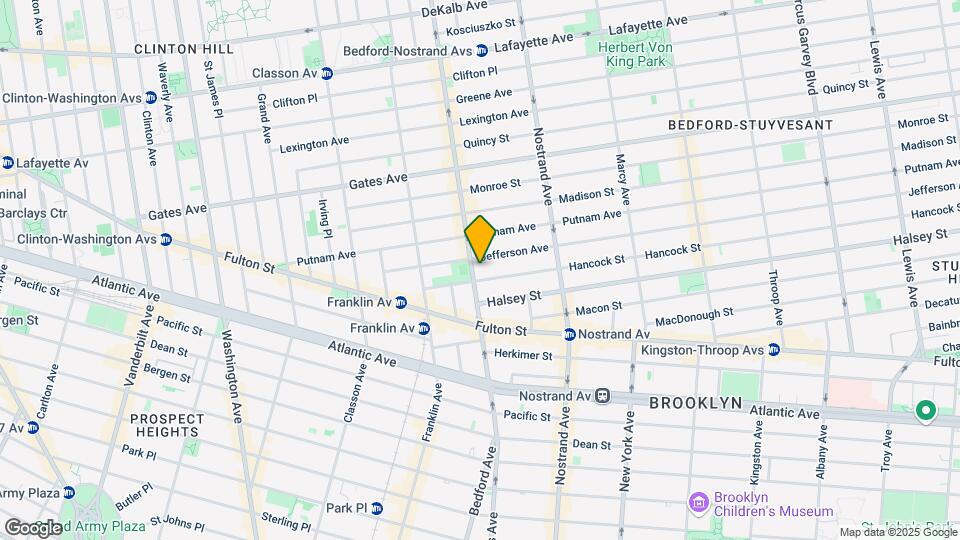 1193 Bedford Ave Map and Location Details