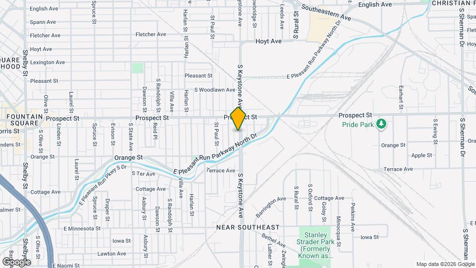 1142 S Keystone Ave Mapa y Detalles de la Ubicación