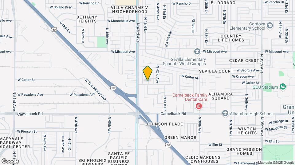 5206 N 42nd Dr Map and Location Details