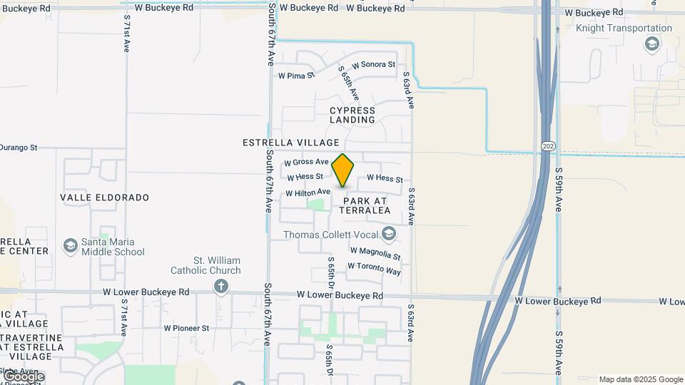 2218 S 64th Ln Map and Location Details