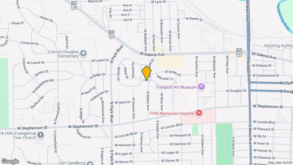 228 N Bailey Ave Map and Location Details