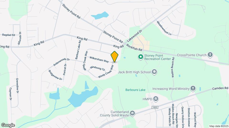 6560 Windy Creek Way Map and Location Details