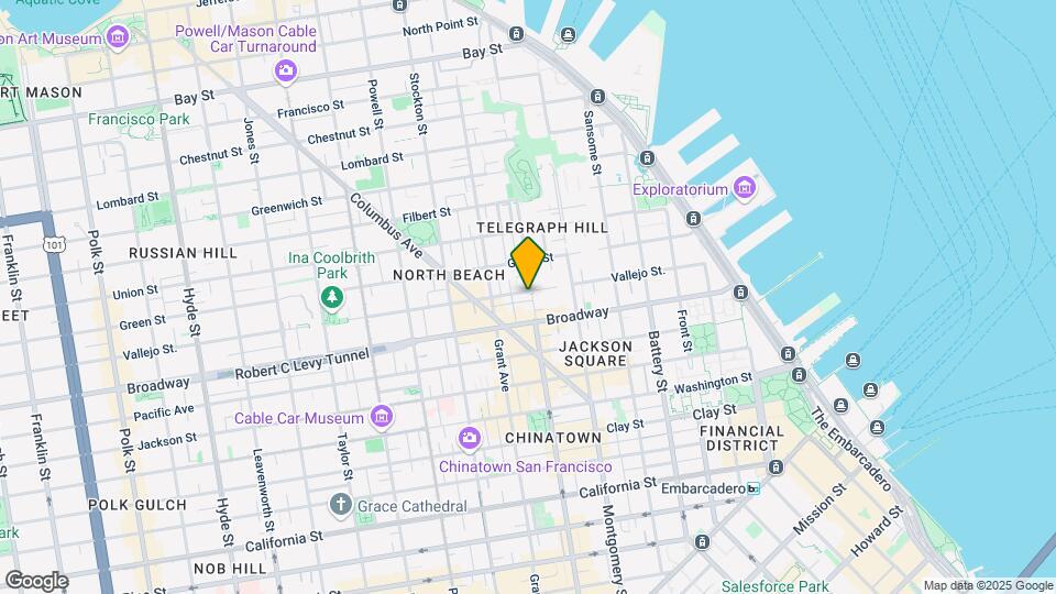 1151 Kearny St Map and Location Details