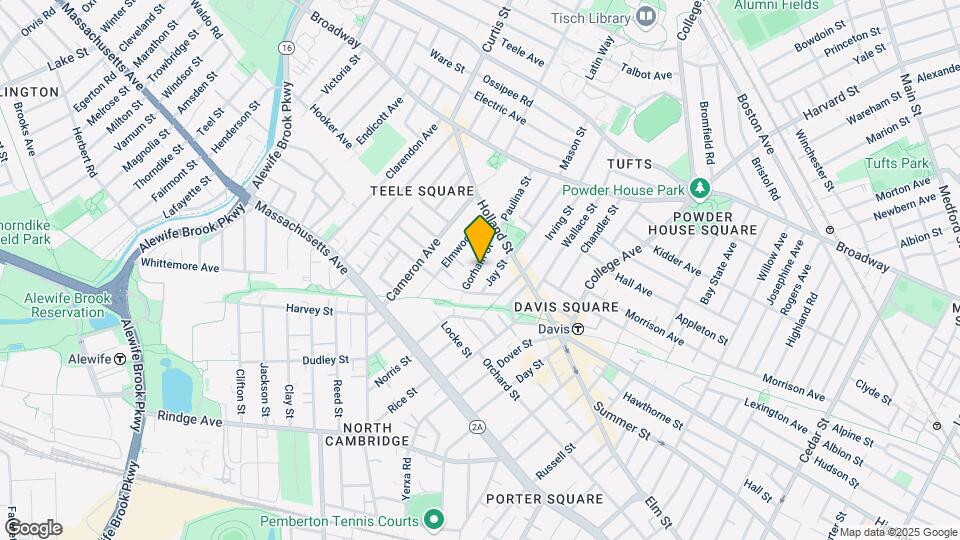 38-1 Gorham St, Unit 1 Map and Location Details