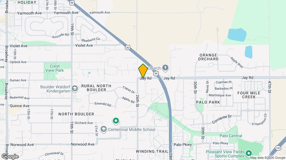 4197 Amber St Map and Location Details