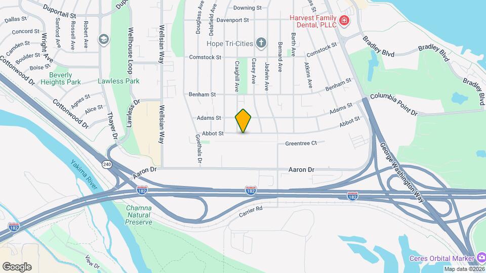 905 Abbot St Map and Location Details