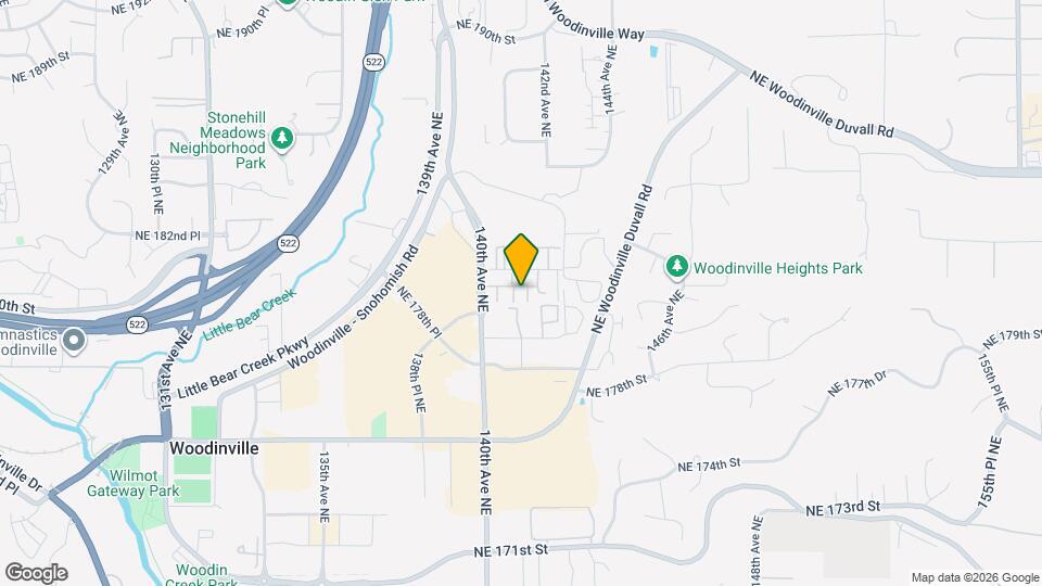14058 NE 181st St Map and Location Details